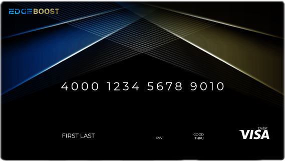 EDGE Boost Visa Debit Card